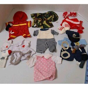 Vintage 90’s Teddy Bear/Dolls Clothes Outfits fits 10-12 inch Bear